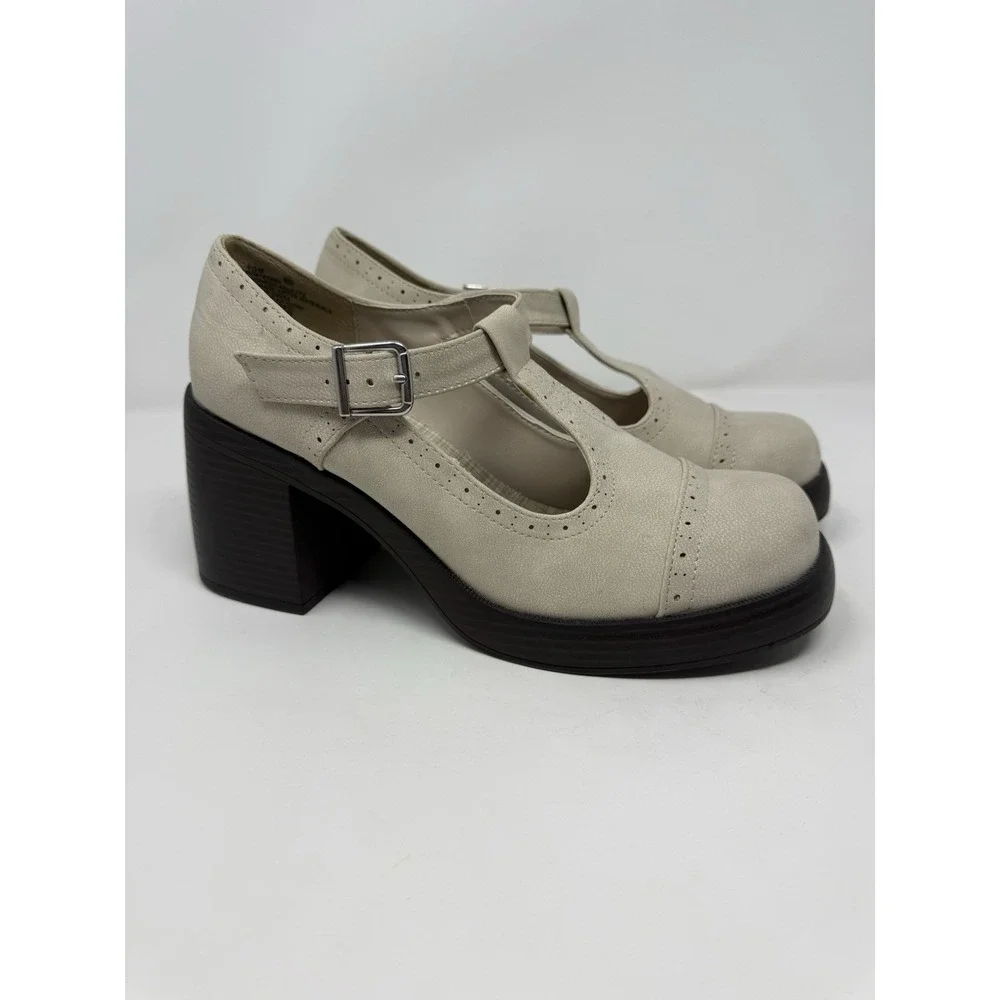 Mary Jane Chunky Heels Size 10